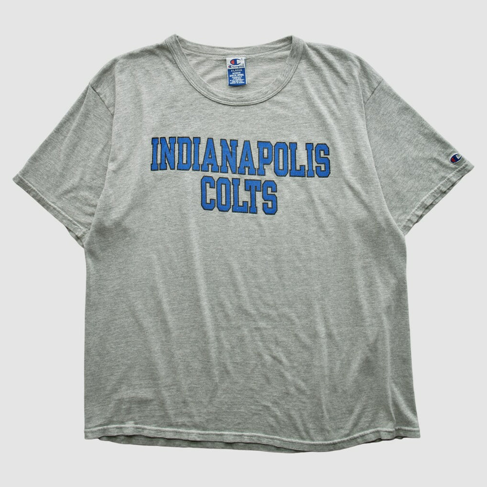 Indianapolis Colts Champion 2000s T-shirt Heather Gray Vintage | Fanatics