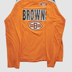 Cleveland Browns NFL 2010s Long Sleeve T-shirt Orange Vintage | Fanatics