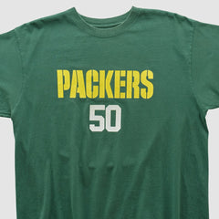 Green Bay Packers Reebok 2000s T-shirt Green Vintage | Fanatics