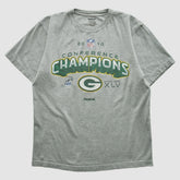 Green Bay Packers Reebok 2010 T-shirt Heather Gray Vintage | Fanatics