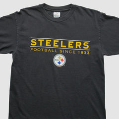 Pittsburgh Steelers Champion 1996 T-shirt Black Vintage | Fanatics