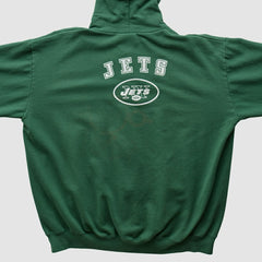 New York Jets NFL 2000s Hooded Full Zip Sweatshirt Green Vintage | Fanatics