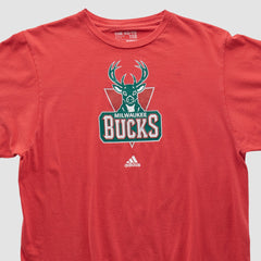 Milwaukee Bucks 2010s T-shirt Red Vintage - NBA