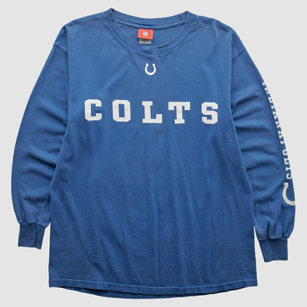 Indianapolis Colts NFL 2000s Long Sleeve T-shirt Blue Vintage | Fanatics