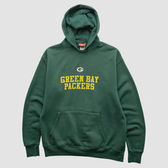 Green Bay Packers NFL 2000s Hooded Pullover Sweatshirt Green Vintage | Fanatics