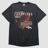 Denver Broncos Logo Athletic 1998 T-shirt Black Vintage | Fanatics
