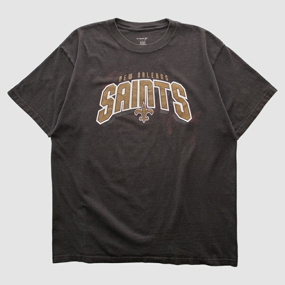 New Orleans Saints Reebok 2000s T-shirt Black Vintage | Fanatics