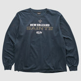New Orleans Saints Reebok 2010 Long Sleeve T-shirt Navy Vintage | Fanatics