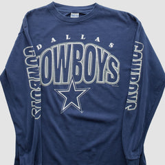 Dallas Cowboys True Fan 90s Long Sleeve T-shirt Navy Vintage | Fanatics