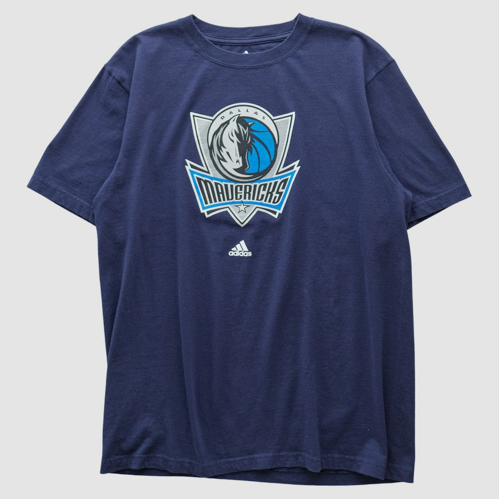 Dallas Mavericks 2000s T-shirt Navy Vintage - NBA
