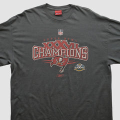 Tampa Bay Buccaneers Reebok 2003 T-shirt Charcoal Vintage | Fanatics