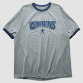 Dallas Cowboys Reebok 2000s T-shirt Heather Gray Vintage | Fanatics