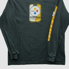 Pittsburgh Steelers Lee Apparel 2001 Long Sleeve T-shirt Charcoal Vintage | Fanatics