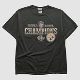 Pittsburgh Steelers Reebok 2006 T-shirt Black Vintage | Fanatics