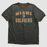 Miami Dolphins Reebok 2000s T-shirt Charcoal Vintage | Fanatics