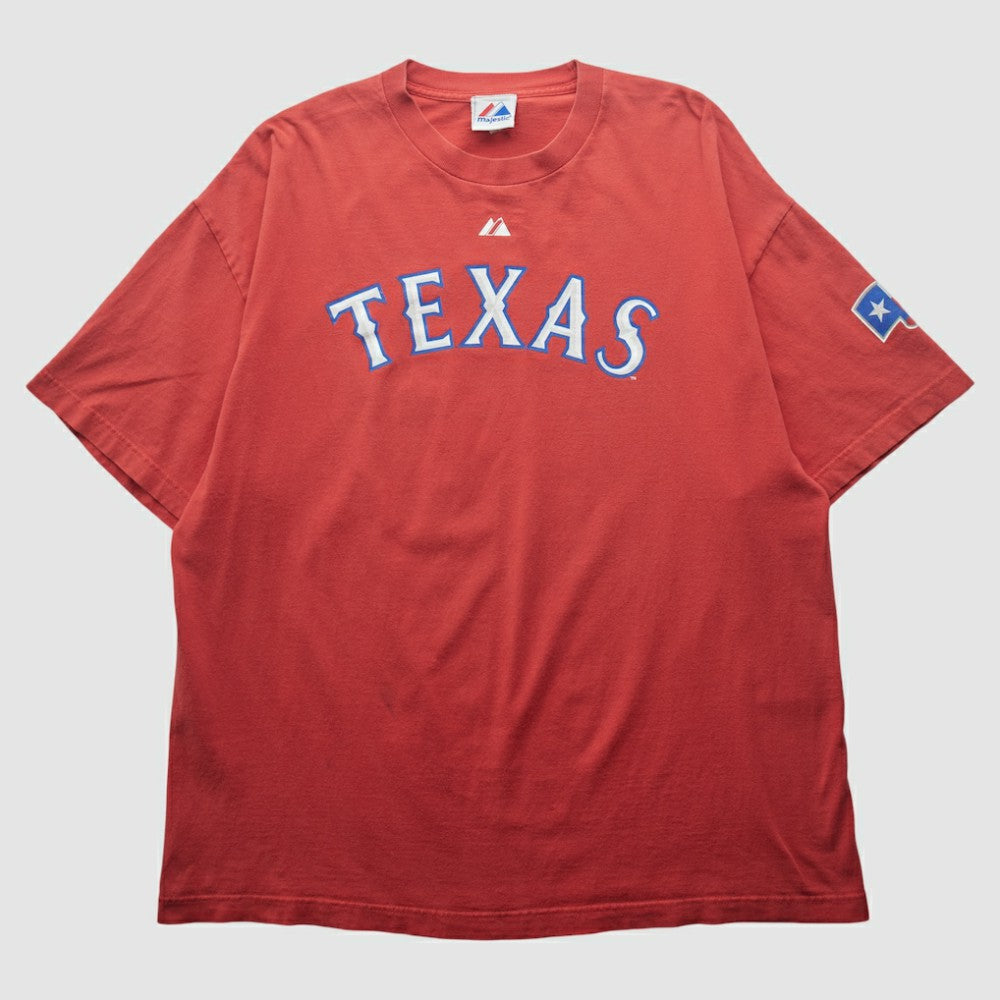 Texas Rangers Majestic 2000s T-shirt - MLB