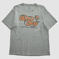 Cincinnati Bengals Reebok 2000s T-shirt Heather Gray Vintage | Fanatics