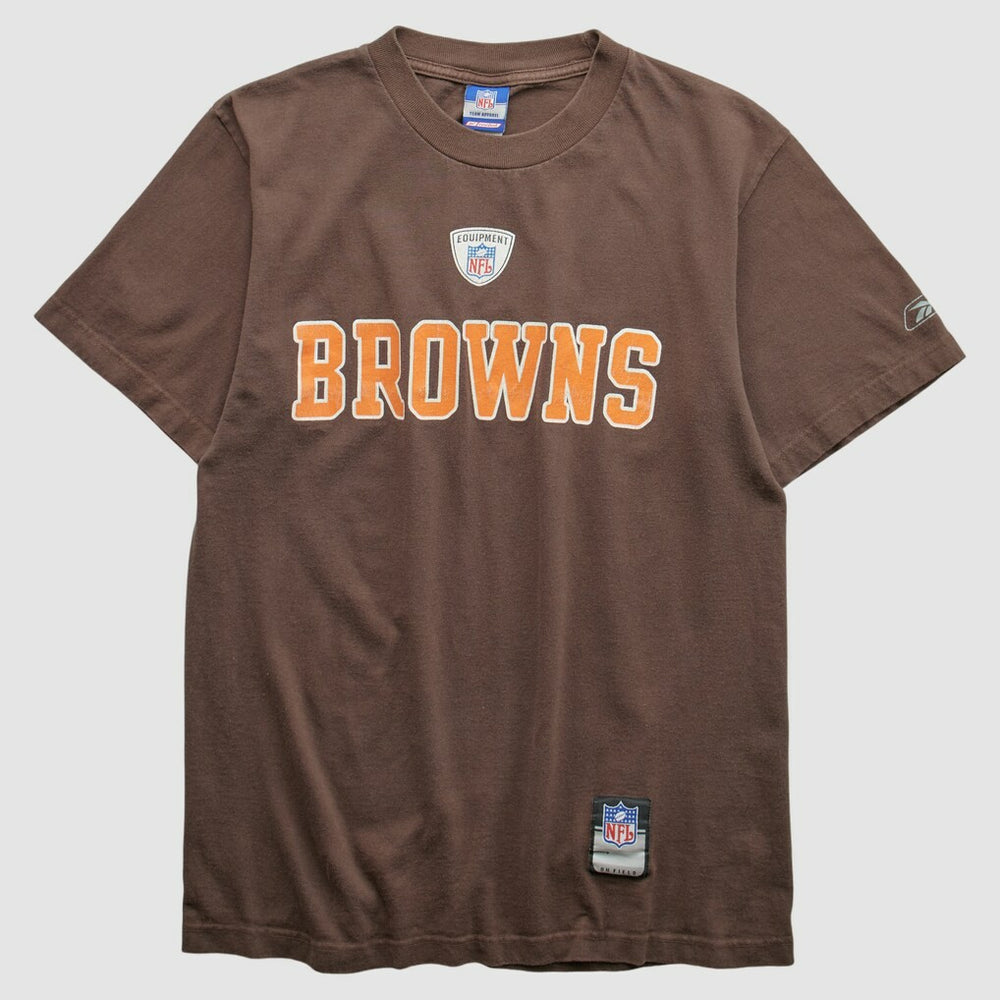 Cleveland Browns Reebok 2000s T-shirt Brown Vintage | Fanatics