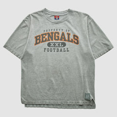 Cincinnati Bengals Reebok 2000s T-shirt Heather Gray Vintage | Fanatics