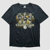 Pittsburgh Steelers Anvil 2009 T-shirt Black Vintage | Fanatics