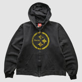 Pittsburgh Steelers NFL 2000s Hooded Full Zip Sweatshirt Black Vintage | Fanatics