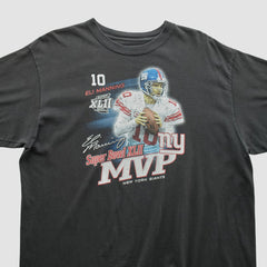 Superbowl XLII MVP Reebok 2008 T-shirt Black Vintage | Fanatics