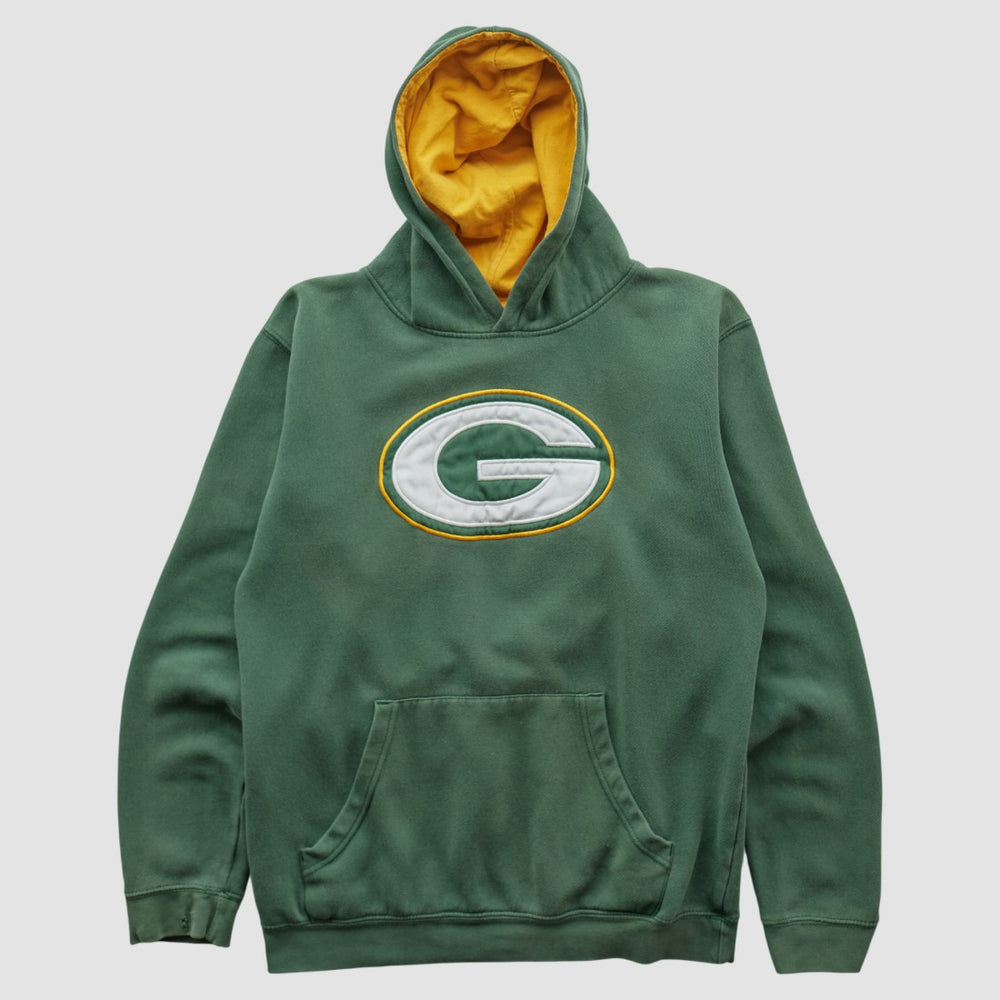 Green Bay Packers NFL 2000s Hooded Pullover Sweatshirt Green Vintage | Fanatics