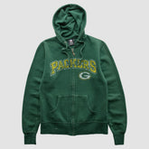 Green Bay Packers NFL 2010s Hooded Full Zip Sweatshirt Green Vintage | Fanatics