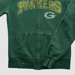 Green Bay Packers NFL 2010s Hooded Full Zip Sweatshirt Green Vintage | Fanatics