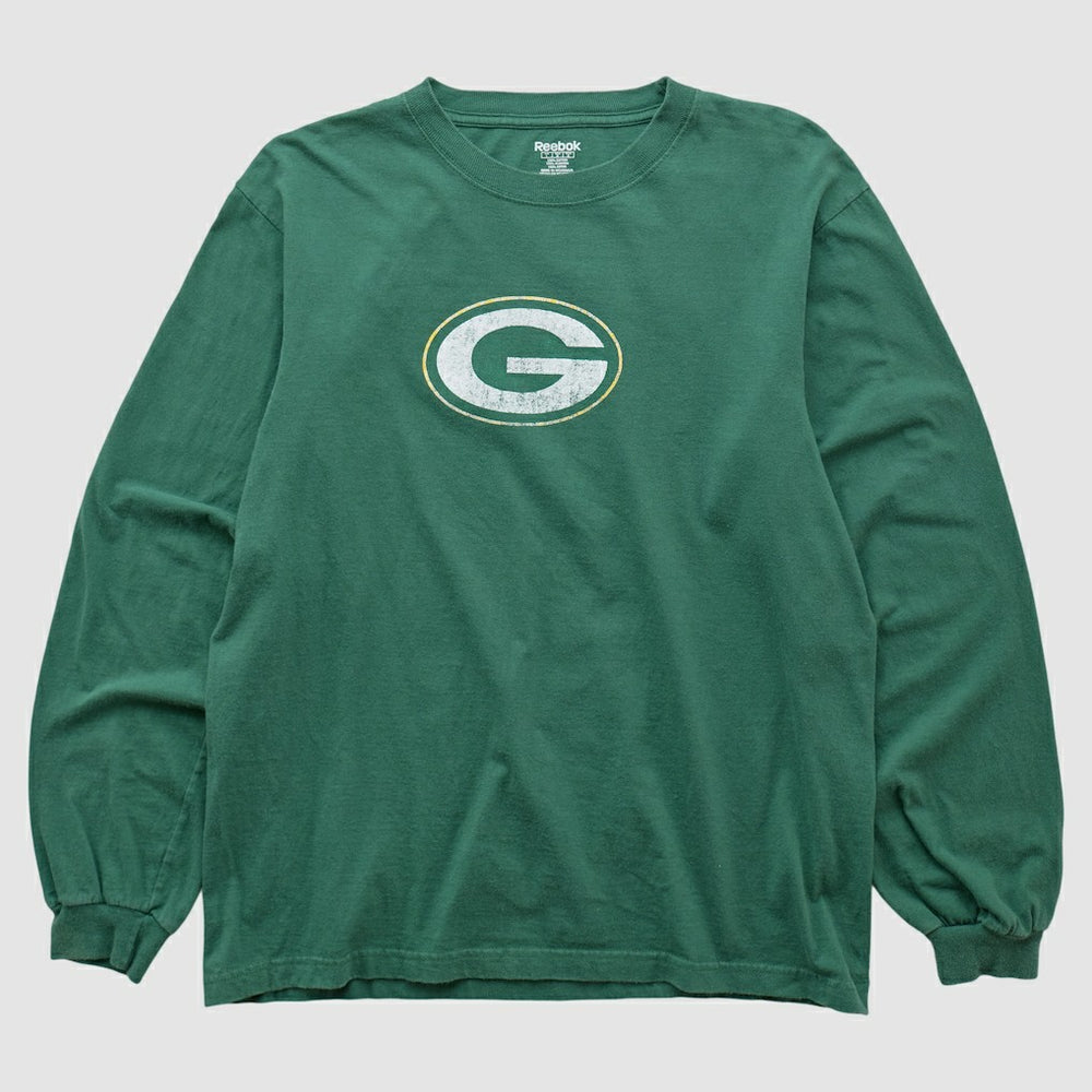 Green Bay Packers Reebok 2000s Long Sleeve T-shirt Green Vintage | Fanatics