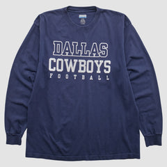 Dallas Cowboys Reebok 2000s Long Sleeve T-shirt Navy Vintage | Fanatics