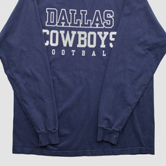 Dallas Cowboys Reebok 2000s Long Sleeve T-shirt Navy Vintage | Fanatics