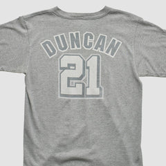 San Antonio Spurs Majestic 2000s T-shirt Heather Gray Vintage - NBA