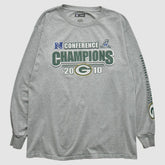 Green Bay Packers NFL 2010 Long Sleeve T-shirt Heather Gray Vintage | Fanatics