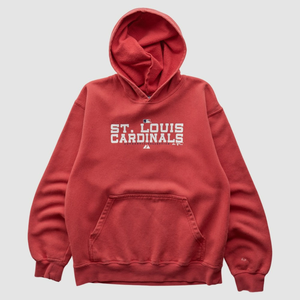 St. Louis Cardinals Majestic 2000s Hooded Pullover Sweatshirt - MLB