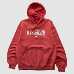 St. Louis Cardinals Majestic 2000s Hooded Pullover Sweatshirt - MLB