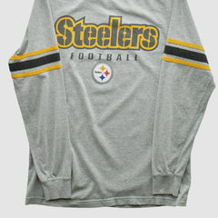 Pittsburgh Steelers NFL 2000s Long Sleeve T-shirt Heather Gray Vintage | Fanatics