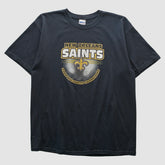New Orleans Saints Gildan 2009 T-shirt Black Vintage | Fanatics