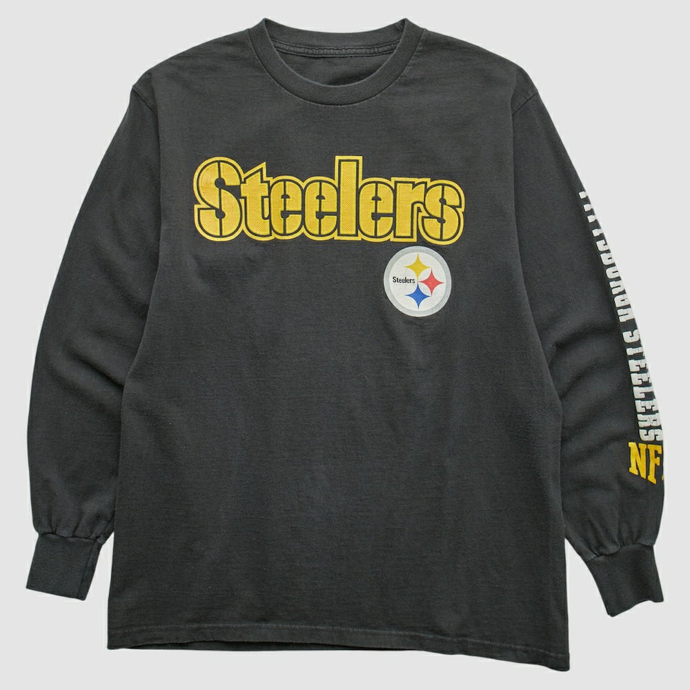 Pittsburgh Steelers 2000s Long Sleeve T-shirt Black Vintage | Fanatics