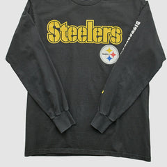 Pittsburgh Steelers 2000s Long Sleeve T-shirt Black Vintage | Fanatics