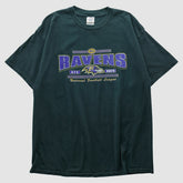 Baltimore Ravens Delta 2000s T-shirt Green Vintage | Fanatics