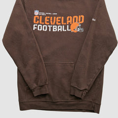 Cleveland Browns Reebok 2000s Hooded Pullover Sweatshirt Brown Vintage | Fanatics