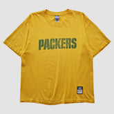 Green Bay Packers Reebok 2000s T-shirt Yellow Vintage | Fanatics