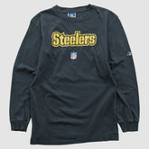 Pittsburgh Steelers Reebok 2000s Long Sleeve T-shirt Black Vintage | Fanatics
