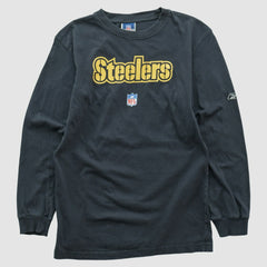 Pittsburgh Steelers Reebok 2000s Long Sleeve T-shirt Black Vintage | Fanatics