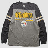 Pittsburgh Steelers NFL 2010s Long Sleeve T-shirt Heather Gray Vintage | Fanatics