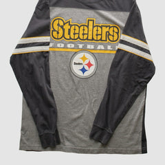 Pittsburgh Steelers NFL 2010s Long Sleeve T-shirt Heather Gray Vintage | Fanatics