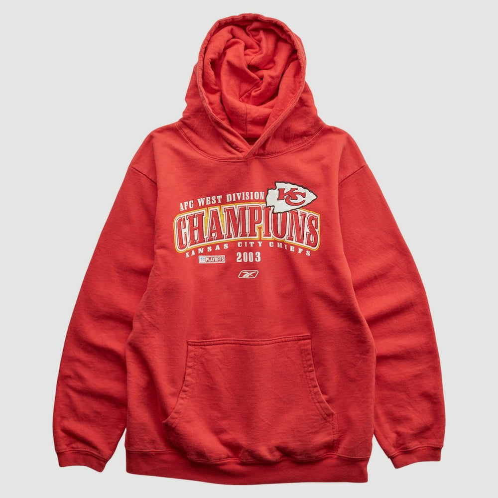Kansas City Chiefs Reebok 2003 Hooded Pullover Sweatshirt Red Vintage | Fanatics