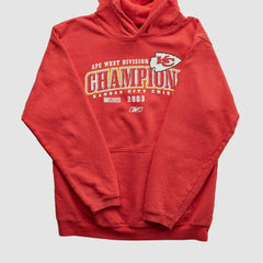 Kansas City Chiefs Reebok 2003 Hooded Pullover Sweatshirt Red Vintage | Fanatics