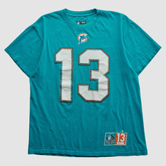 Miami Dolphins Team Edition Apparel 2000s T-shirt Teal Vintage | Fanatics